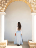 Grace maxi skirt in Blue