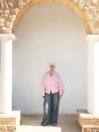 Élan Linen Shirt in Pink
