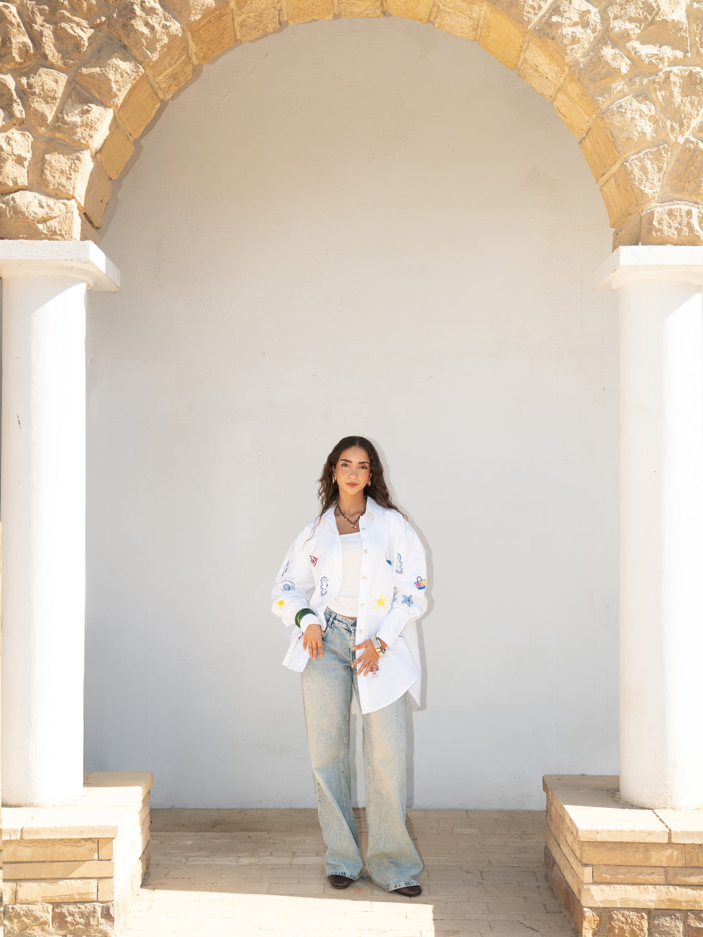 Marina Embroidered Shirt