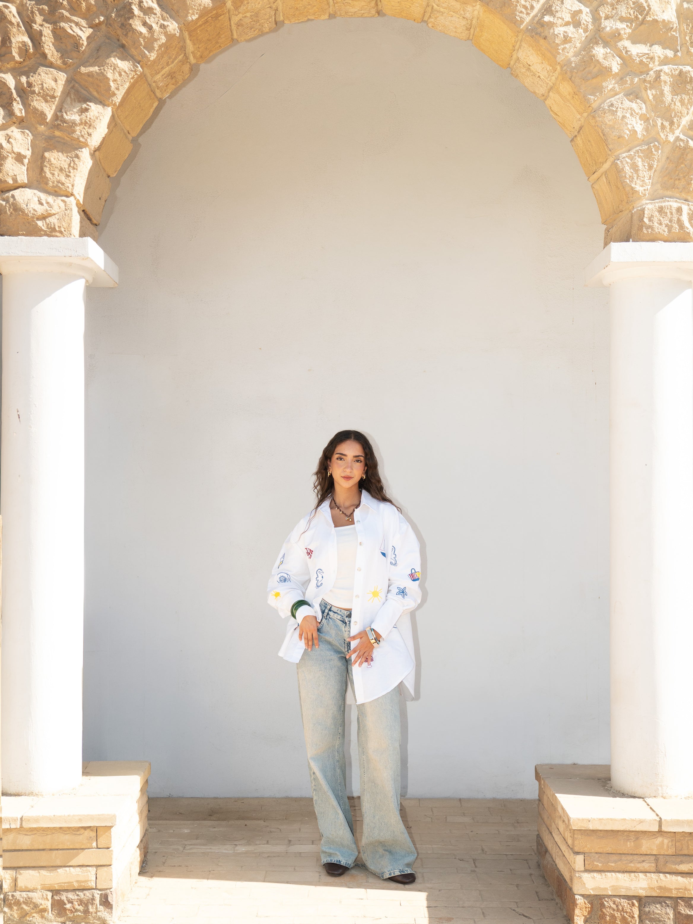 Marina Embroidered Shirt