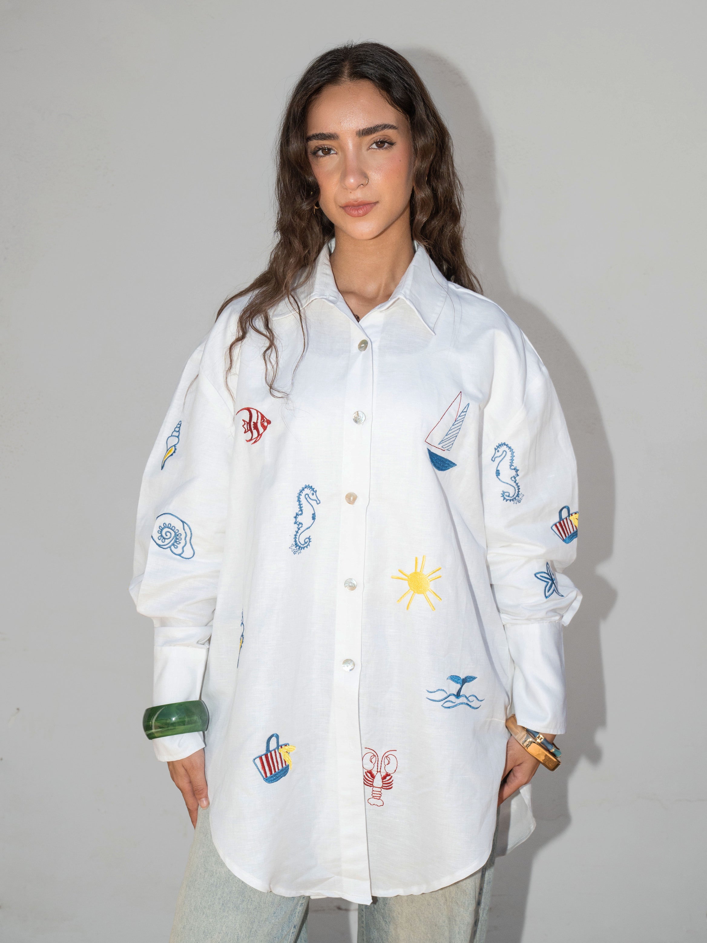 Marina Embroidered Shirt