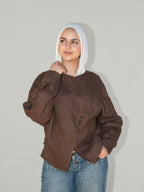 Élan Linen Shirt in Brown
