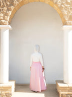 Serena Wrap Maxi Skirt Pink