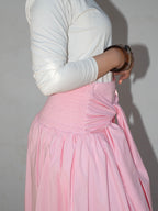 Serena Wrap Maxi Skirt Pink