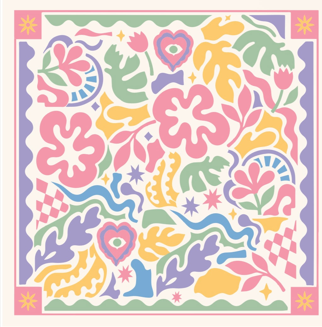 Luna bloom Back Scarf
