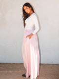 Grace maxi skirt in pink